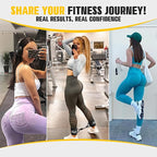 Ankle Resistance Bands with Cuffs, Resistance Bands for Working Out, Home Gym Workout Equipment for Women, Pilates Exercise, Hip, Leg, Glute Ankle Weights Training- Exercise Guides Included