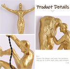 Set of 6 Climbing Men Wall Art Decor Sculpture,Nordic Modern Simplicity Decorative Wall Art, Climbing Man Sculptures,Home & Office Climber Gifts