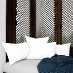 Covers & All Throw Pillow Inserts Only Pack of 4, Durable Soft Rectangle 20 x 26 Inches 65 GSM Non-Woven Fabric with 15D Silicon Fiber Filling, Universal uses for Home Decor Office Indoor Outdoor
