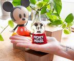 Silver Buffalo Disney Classics Mickey Mouse Icon Toss Logo Boxed 45mm Light Up Snow Globe