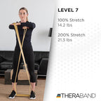 THERABAND CLX Resistance Band with Loops, 5-Foot Non-Latex Exercise Band for Mobility, Rehab, Stretching & Home Workouts, Color-Coded Resistance Levels