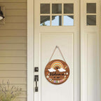 Harooni Welcome Sign for Classroom Door Sign Welcome to Our Classroom Door Decorations 12"x12" Rainbow Classroom Welcome Door Hanger Wreath Signs for School Classroom Door Hanger Teacher Gift Bulletin