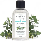 Maison Berger Fresh Eucalyptus Fragrance Refill – 200 mL / 6.76 fl oz Oil for Reed and Ceramic Diffusers Crisp Eucalyptus and Marine Scent – Invigorates Air with Clean, Natural Energy