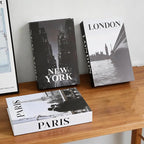 3 PCS Faux Decorative Books for Home Decor-Coffee Table Books Decor-Aesthetic Fake/Faux Books for Decoration,libros Decoration for Coffee Table, Shelf Accessories (3-Paris London Newyork kiss)