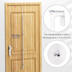 HapiRm Over Door Hat Rack - 3 Packs Hat Organizer with 12 Hooks Design, Hanging Baseball Cap Organizer Storage Holds Up to 60 Caps for Door, Bedroom, Closet (White)