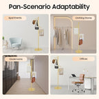 Freestanding Spiral Scarf Rack Stand, Metal Scarf Display Holder with Heavy Base, Scarf Organizer for Closet, for Clothing Store, Apartments, Locker Rooms