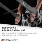 THERABAND CLX Resistance Band with Loops, 5-Foot Non-Latex Exercise Band for Mobility, Rehab, Stretching & Home Workouts, Color-Coded Resistance Levels