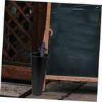 Vertical Umbrella Rack Entryway Stand Outdoor Umbrella Holder Iron Storage Bucket for Porch