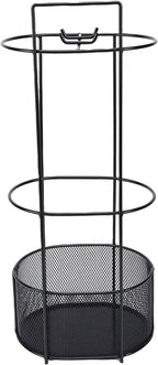 Sorandy Umbrella Stand, Iron Structure Holder, Hollow Mesh Design Stand with Water Drainage, Ideal for Home, Office, Hallway & School