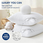MIULEE 16x16 Inch Pillows Inserts, Pack of 2 Down Alternative Virgin Filling Comfy Support Throw Pillows for Sofa Couch Bed