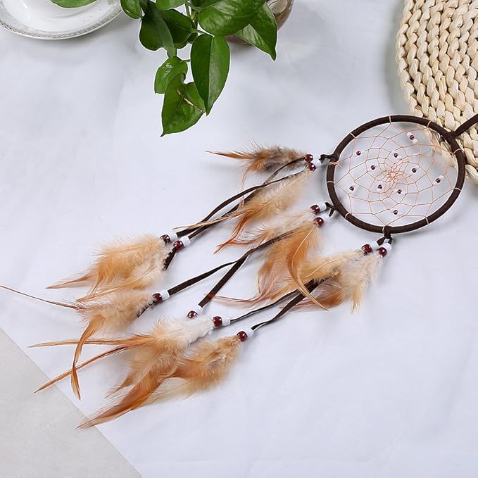 Dream Catchers Handmade Wall Hanging Feather Dreamcatcher for Car Kids Bedroom Decoration Ornament