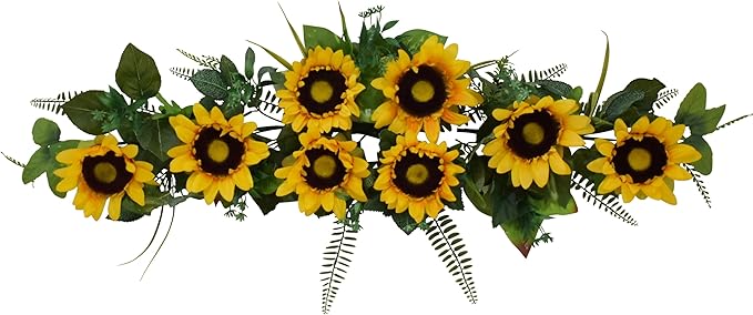 v-max 32"" Sunflowers Swag, Yellow, VIY5728S