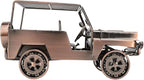 Alomejor Handcrafted Iron Car Figurine, Antique Vintage Metal Vehicle Model Home Decor with Exquisite Metal Craftsmanship, for Living Room TV Cabinet Wine Cooler Display (Red Bronze)