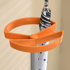 Kings Brand Furniture - Bromna Umbrella Stand Rack, Free Standing Umbrella Holder, Orange
