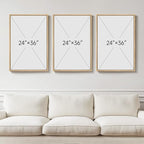 Large Framed Neutral Abstract Wall Art for Living Room, Set of 3 Modern Black and White Beige Canvas Prints Paintings Artwork for Walls, Minimalist Pictures for Bedroom Hallway Wall Decor 24x36 In