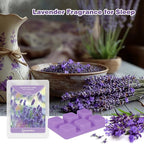 SCENTORINI Wax Melts Wax Cubes, Summer Scent, Lavender Wax Melts for Sleep, Scentsy Wax Melts for Warmer 4 Pack, Scented Soy Wax Strong Scent, 4 * 1.25oz