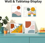 Giftgarden 8x10 Picture Frame Set of 18, Lightweight 8 by 10 Frames Bulk for Gallery Wall Photo Hanging and Tabletop Display, White