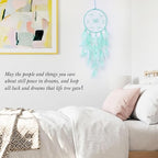 Pretty Jolly Dreamy Girls Butterfly Dream Catcher Wall Decor Fairy Green Feather Baby Dreamcatcher Handmade Home Décor Wall Hanging for Nursery Bedroom Girls Birthday Gift