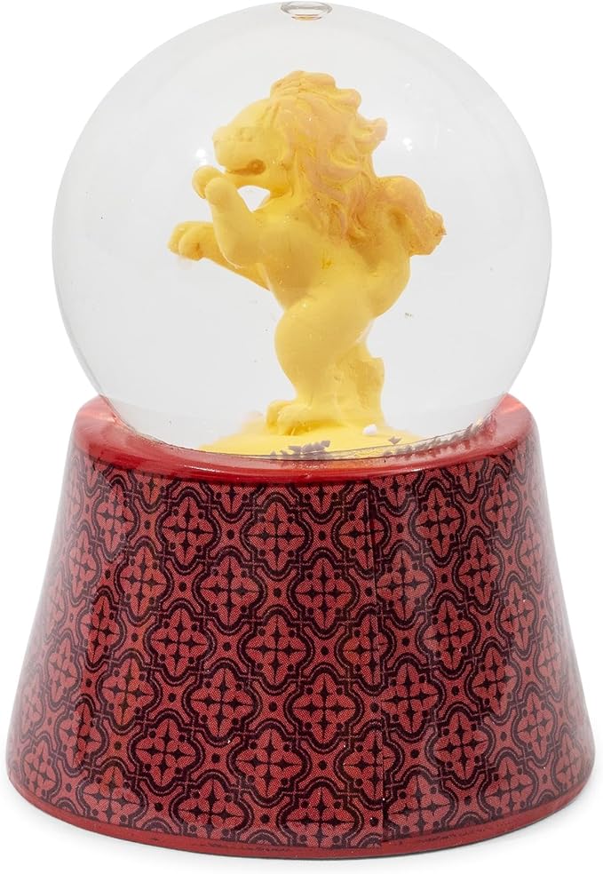 Silver Buffalo Harry Potter Gryffindor Lion Boxed Mini Light Up Snow Globe, 45mm
