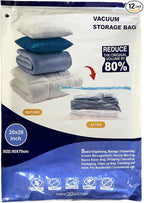 12 Medium Size 28"X20" Vacuum Storage Bags for Storage Organization