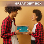 50 Pcs 50 Pack Hat Boxes with Clear Window, Foldable Black Gift Boxes for Baseball Caps, Storage, Display and Shipping (Brown)