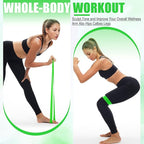 Deekin 20 Pcs Resistance Bands Resistance Loop Exercise Bands Exercise Equipment Elastic Drap Ring for Women and Men Home Fitness, Gym, Yoga