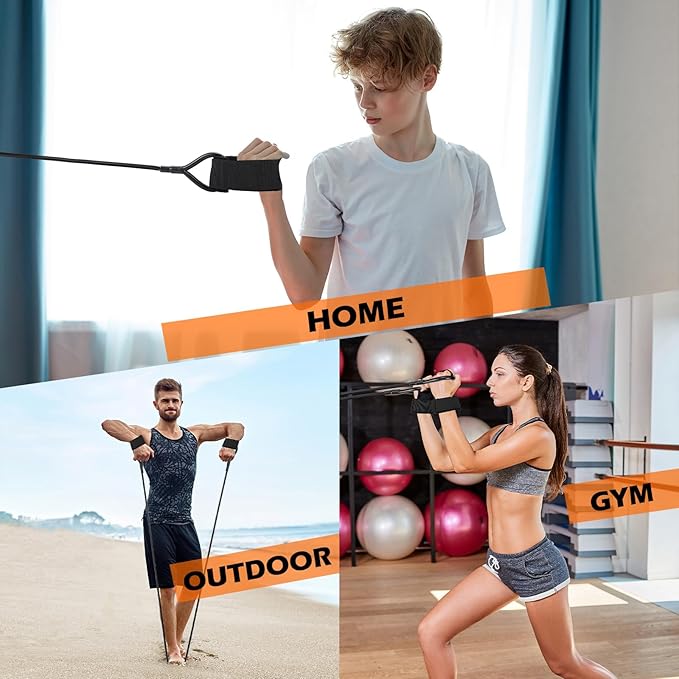Zomiboo Baseball Bands Sports Resistance Exercise Bands Arm Strength Training Softball Baseball Pitching Training Workout Equipment for Youth Adult