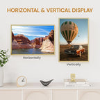 11x16 Aluminum Metal Picture Frame,Tempered Glass Gold Photo Frame 11x16 for Family Photo,Posters,Art,Document to Wall Mount Horizontally or Vertically