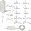 Meonum Christmas Village Light System Set Accessory Cord Compatible with Department 56 Christmas Building and Accessory Craft Village House Lighting System, Blow Mold Light(with 10 LED Light Bulbs)