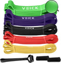 VEICK Resistance Bands for Working Out, Exercise Bands, Workout Bands, Pull Up Assistance Bands, Long Heavy Stretch Bands Set for Men Women, Power Weight Gym at Home Fitness Equipment