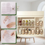 20 Pack Shoe Slots Organizer, Shoe Stackers Organizer for Closet Adjustable Shoe Holder Space Saver 50% Shoes Racks for Closet Organization