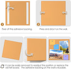 MaxGear Large Cork Board for Wall 36" x 24", Mustard Yellow Bulletin Board, 6 Pack Felt Wall Tiles with Pushpins, Cork Boards for Office Pin Board Tack Board Cork Boards