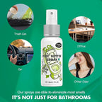 Clean-n-Fresh Toilet Spray, Variety 3 Pack -Lavender, Orange Splash, Peppermint, Bathroom & Toilet Odor Deodorizer, Travel Essentials, Up to 300 Uses, 5.1 Fl Oz
