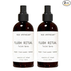 Muse Apothecary Flush Ritual - Aromatic & Refreshing Toilet Spray, Use Before You Go, 2 oz, Infused with Natural Essential Oils - Bergamot + French Lavender + Sandalwood, 2 Pack