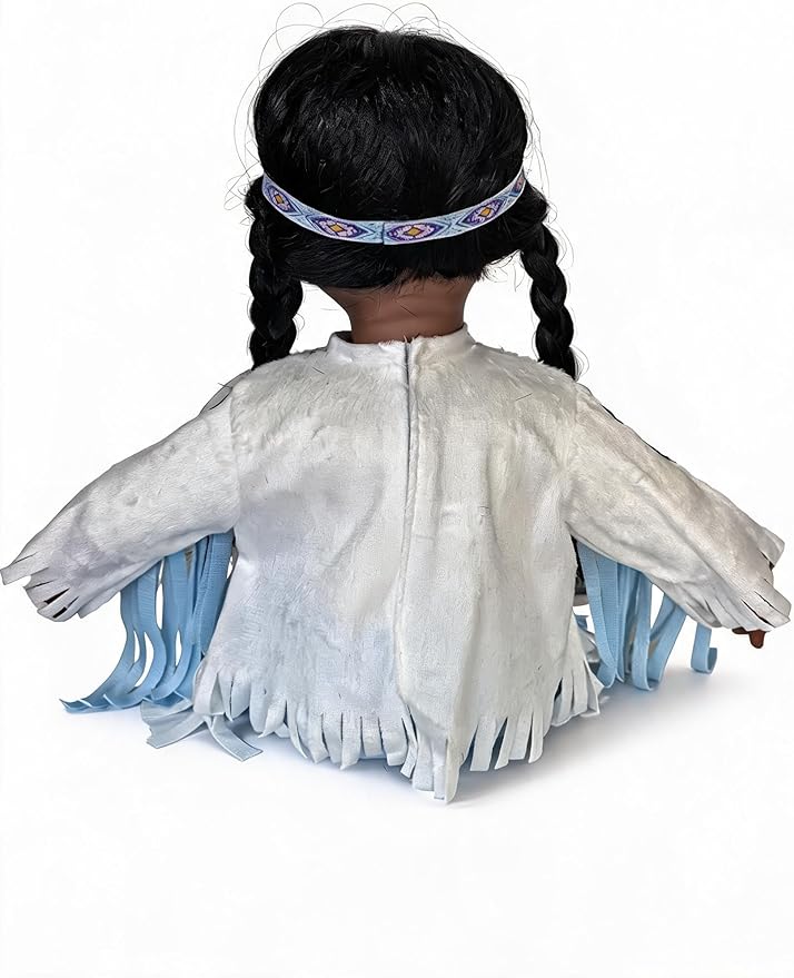 KINNEX COLLECTIONS SINCE 1997 22" Collectible Native American (Indian) Vinyl Doll - VM221130 (Blue-Tanvi)