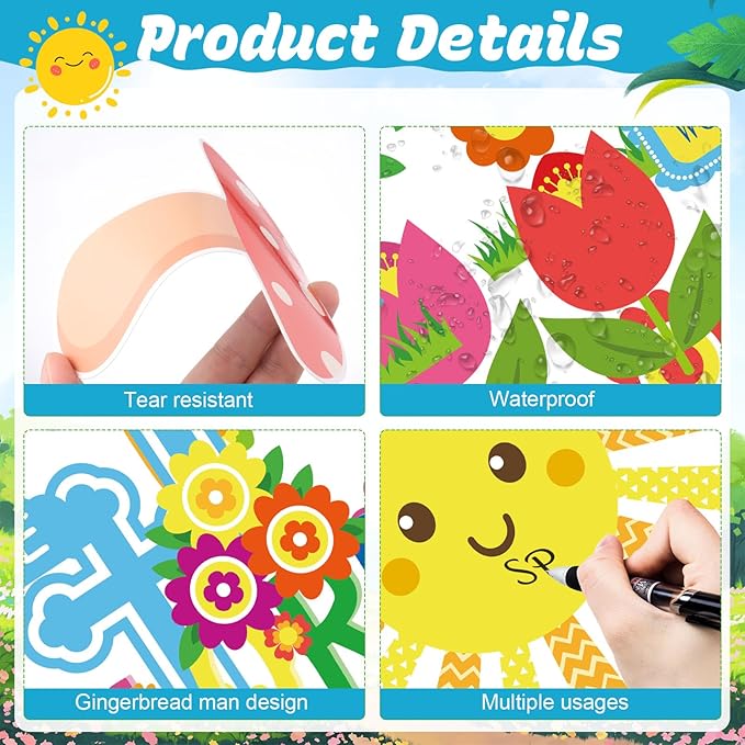 HIQINLUG Religious Christian Classroom Bulletin Board Set with Lord Spring Theme Elements for Sunday School Bible Classroom Wall Decor