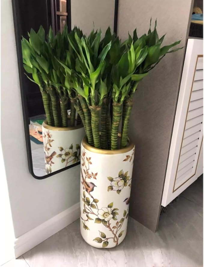 Ceramic Umbrella Holder Umbrella Stand Indoor Entryway Umbrella Holder Stand Indoor Tall Umbrella(B)