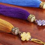 Chinese Knot Tassels Pendant Handmade Polyester Tassels Chinese Tassels Great for Home Decors and Festival Ornament