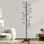 Montex Hat Rack Stand 15 Hooks, Hat Display Stand Metal, Hat Display for Stores, 15 Customisable Circular Hooks