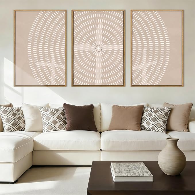 Framed Jesus Wall Art Jesus Feeds The 5000 Canvas Wall Art Christian Paintings Neutral Painting Christian Jesus Artwork Modern Religious Pictures for Living Room Bedroom Office Farmhouse 16x24 Inch Set of 3