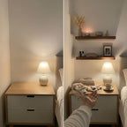 BAOBAB WORKSHOP Wood Floating Shelves for Wall 30 Inches Long, Solid Wooden Bathroom Shelf Large, Heavy Duty Wall Shelf 30 Inch Kitchen Bedroom Rustic Farmhouse, Walnut Shelves, 30W × 6.7D, Set of 2