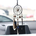 Feather Dream Catcher Pendant, Small Dream Catchers Car Charm for Hanging Decorations