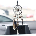 Feather Dream Catcher Pendant, Small Dream Catchers Car Charm for Hanging Decorations