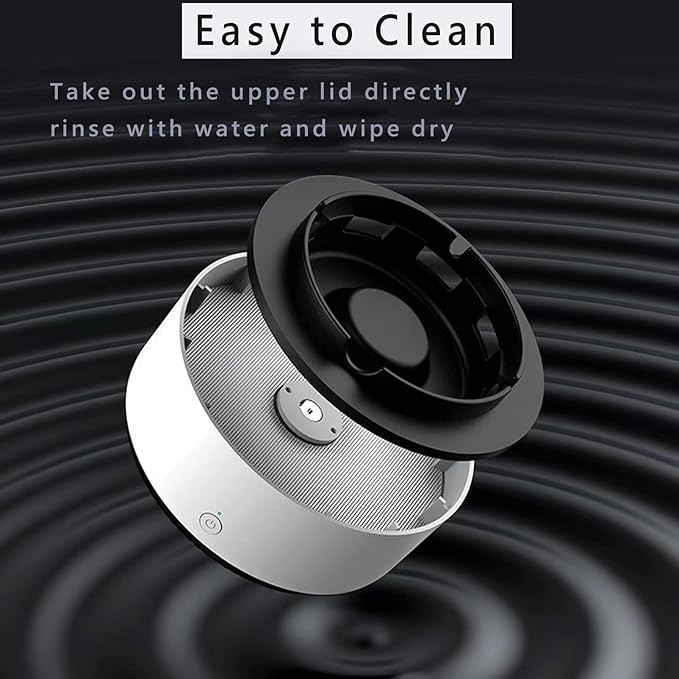 Indoor Ashtray - 2 in 1 Multifunctional Ashless Air Purifier with Filter Ashtray, Best for Family Car or Office (Green)