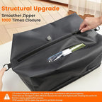 Vacuum Travel Bags with Pump, 34L Space Saver Vacuum Compression Bags for Travel Luggage Suitcase Backpack, Waterproof & Reusable Vacuum Packing Cubes for Clothing (1PCS + Pump)