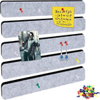 Bulletin Board Cork Board Cork Boards for Walls Cork Board for Office Pin Board Bulletin Boards for Walls (Grey)