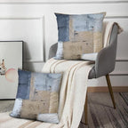 Beige Abstract Art Artwork Pillow Cover, Gallery Modern Decorative Throw Pillows Cushion Cover for Bedroom Sofa Living Room 20 x 20 Inch Set of 2