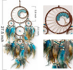 Large Dream Catchers Boho Handmade Woven Ornament Dreamcatcher Wall Hanging for Bedroom Living Room Apartment Wedding Party Decor, Festival Blessing Gift (Tree of Life)