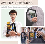 3 Pcs Paper Organizer Storage, 12" x 9" Containers for A4, Field Service Supplies Tract Organizer Clipboards Bookshelf Evangelistic Magazine Clipboards Gifts for Conference Field Service