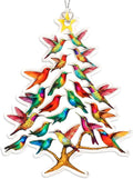 Hummingbird Tree Christmas Ornaments 2026, Upgrade Winter Colorful Stack Hummingbirds Home Decor Ornament, Unique Stacked Hummingbirds Christmas Decorations, Hummingbird Gifts for Women